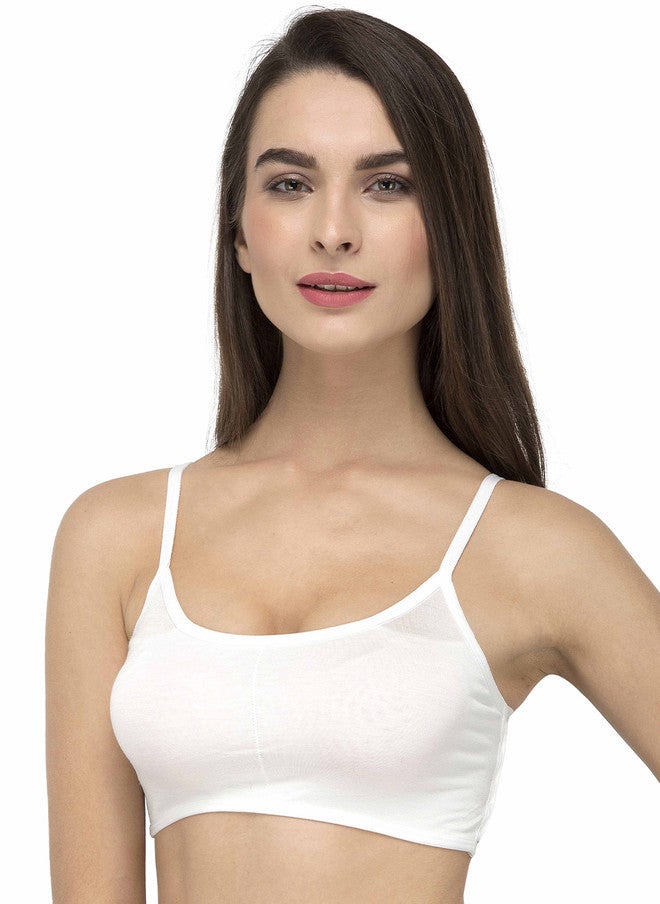 PRIZO Women Full Coverage Removable Padding Camisole Bra - Image 2